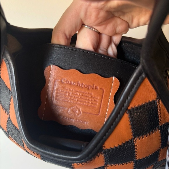 Coachtopia Checkered Orange and Black Ergo - Coach - Picture 3 of 3
